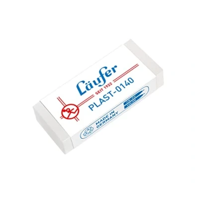 Obrázek Läufer 00140 Plast 0140 Mazací guma z plastu, pro tužky a pastelky, transparentní