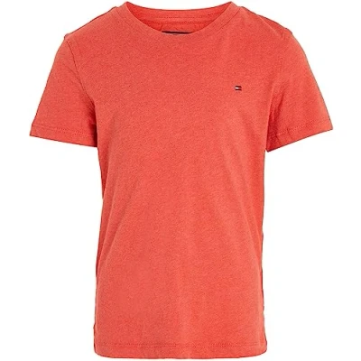 Obrázek Tommy Hilfiger Chlapecké triko s krátkým rukávem, Červená (Apple Red Heather)