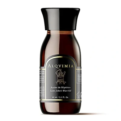 Obrázek Alqvimia Třezalkový olej regenerační a hydratační tělový olej, ideální prostředek k odstraňování jizev 60 ml