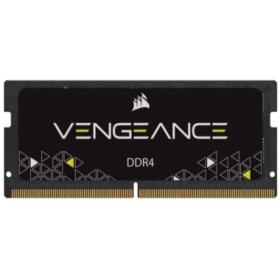 Obrázek Corsair Vengeance SODIMM 8GB (1x8GB) DDR4 2666MHz CL18 Speicher für Laptop/Notebooks (Unterstützung Intel Core i5 und i7 Prozessoren der 6. Generation) schwarz