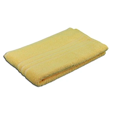 Obrázek Gözze Elegantní ručník 2dílná sada, Sylt, 100% bavlna, hustá základní tkanina (440 g/m²), 50 x 100 cm zlatá