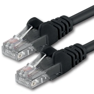 Obrázek 1aTTack.de 15 m černý 1 kus CAT.6 CAT6 ethernet Lan síťový kabel 1000 Mbit/s propojovací