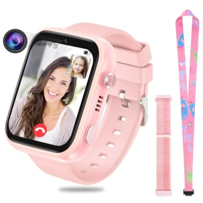 Obrázek OKYUK 4G chytré hodinky pro děti, GPS tracker, několik stylů stolních počítačů na výběr, obousměrné hovory, kompetence obrazu, SOS, WLAN, vodotěsná dotyková obrazovka 412 chlapce a dívky (T45