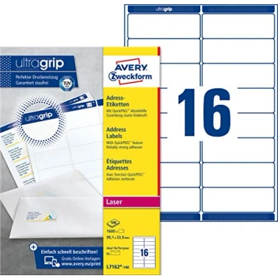 Obrázek Avery Zweckform L7159 100 adresu páska pro, bílá