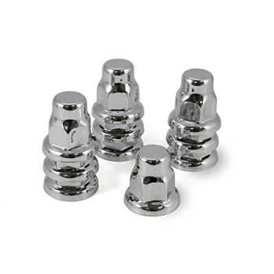 Obrázek All Ride Radschraubenkappen 33MM 10er Set für Radbolzen LKW Chrom Silber