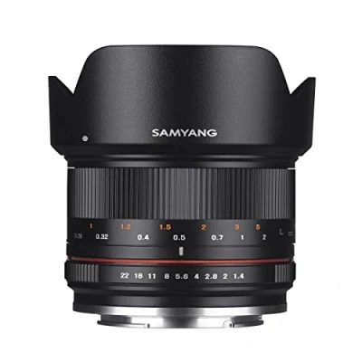Obrázek Samyang objektiv 21/1,4 APS C Sony E manuální ostření Fotoobjektiv, širokoúhlý černý