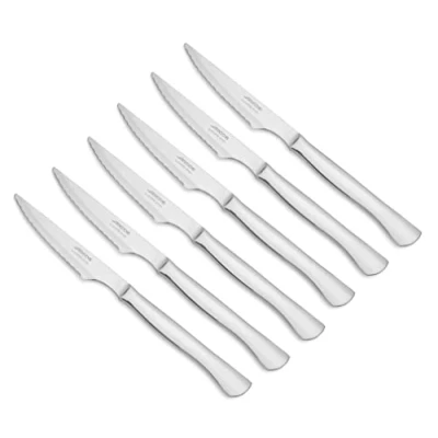 Obrázek Arcos Table nože sada steakových nožů 6 kusů (6 nožů) monoblok z jednoho kusu ušlechtilé oceli 110 mm barva stříbrná