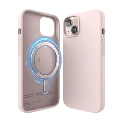 Obrázek elago Magnetische Silikonhülle Kompatibel mit iPhone 13 Hülle (6.1&quot;) MagSafe, Eingebaute Magnete, Hochwertiges Silikon, Schutzhülle, MagSafe Zubehör (Rosa)