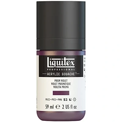Obrázek Liquitex akrylová barva Professional 2059391, s kvašovými vlastnostmi, stálá na světle, voděodolná, 59 ml dávkovací láhev hranolová fialová