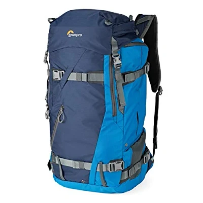 Obrázek Lowepro LP37231 PWW Powder BP 500 AW Outdoor Rucksack (für Wintersport und Trekking Equipment für Foto/Video persönliche Gegenstände, geeignet DSLR/ Spiegellose &amp; Zubehör) blau