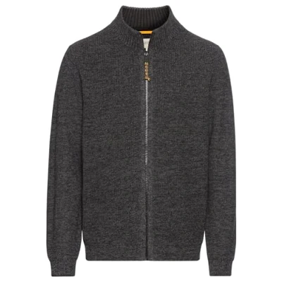 Obrázek camel active Pánský pletený svetr se zipem, Šedá (asphalt)