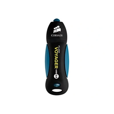 Obrázek Corsair Voyager 256GB USB 3.0 (3.1 Gen 1) typ A černý, modrý flash disk disky (256 GB, 1), A, 190 MB/s, kryt, modrý)