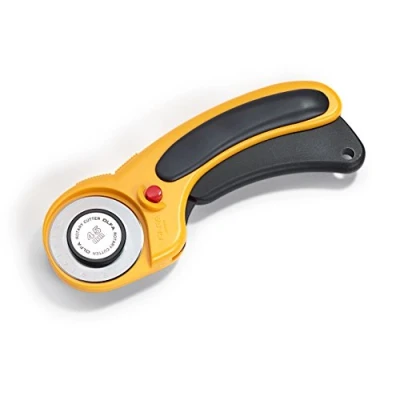 Obrázek Prym 611393 Rotační řezačka / látek Comfort 45 mm, žlutá