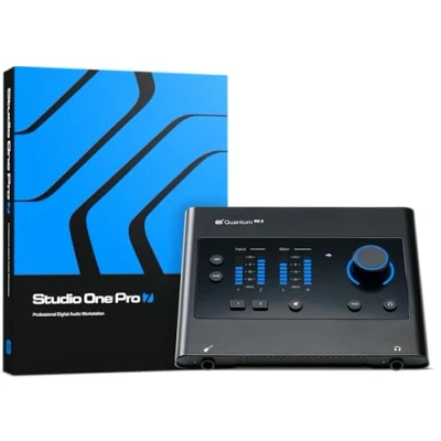 Obrázek PreSonus Quantum ES 2 USB C Audio Interface, 2x2, 24 Bit/192kHz mit MAX HD Preamps und Studio One+ Software