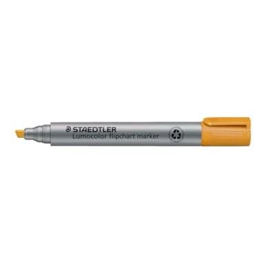 Obrázek STAEDTLER 356 B 4 Lumocolor Flipchartový popisovač klínový hrot, 2 nebo 5 mm, 10 kusů, oranžový