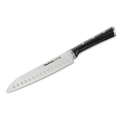 Obrázek Tefal Ice Force K23206 Santoku nůž 18 cm ochrana proti korozi rukou ušlechtilá ocel / černá