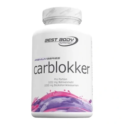 Obrázek Best Body Nutrition Karbloker se semeny pískavice a fazolovou moukou, 100 kapslí (82,7 g)