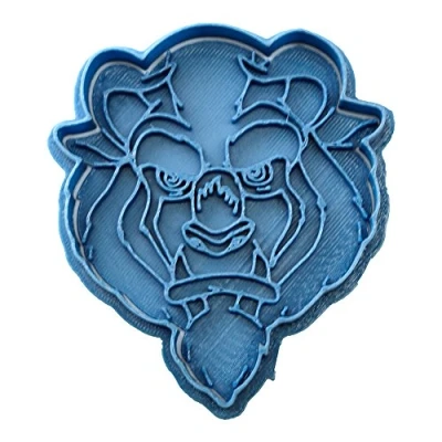 Obrázek Cuticuter Bella Ausstecher, Motiv Animation Biest, Blau, 8 x 7 1,5 cm