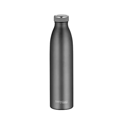 Obrázek Tc Bottle 0,75 l, stone grey, termoláhev z ušlechtilé oceli, 12 h horká/24 studená, absolutně těsná do školy, kanceláře, nápoje přímo láhev na vodu odolná proti sycení oxidem