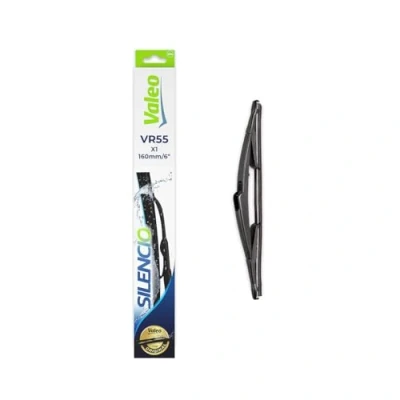 Obrázek VALEO Silencio stěrače VR55 odolný po celý rok, odolný, perfektní tvarová přesnost konvenční stěrač 160 mm zadní obsahuje: 1 574200