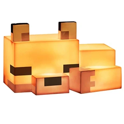 Obrázek Noční světlo Minecraft liška oficiální licence, roztomilá lampa, dárek pro chlapce a dívky, příslušenství do herního pokoje dekorace dětského