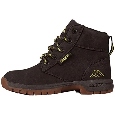 Obrázek Kappa Dětské vysoké tenisky CAMMY Unisex, 1133 Black Lime, 28 EU