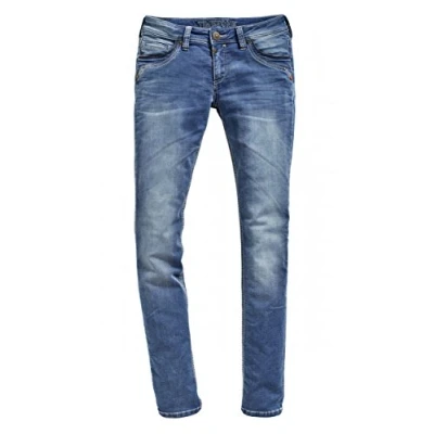 Obrázek Timezone L30 WomenSlim TahilaTZ Jogg Blue Denim wash, Modrá (Blue Wash 3041)