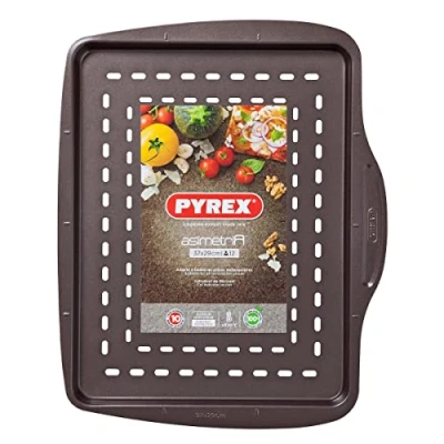 Obrázek Pyrex Asimetria Backformen, Metall, Schwarz, 42x34x2 cm