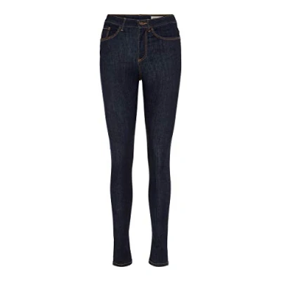 Obrázek VERO MODA Dámské Skinny Jeans, Modrá (Dark Blue Denim Wash: Rinse)