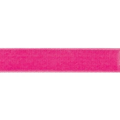 Obrázek Berisfords Samt, Shocking Pink, 102 x 56 cm