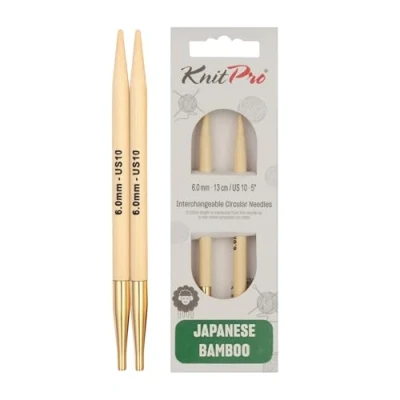 Obrázek Knitpro 22407 síla pletacích, bambus, přírodní, 12 X 0,6 cm