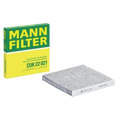 Obrázek MANN FILTER Interiérový filtr CUK 22 021 pylový s aktivním uhlím pro osobní automobily