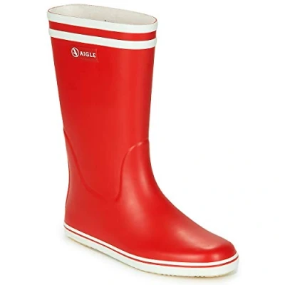 Obrázek Aigle Dámské gumové holínky Malouine Bt, Červená Rouge Blanc, 35 EU