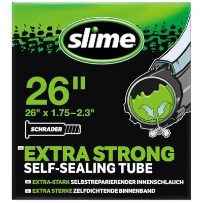 Obrázek Slime 30059 duše na kola s těsnicím prostředkem pro vpichy, samoutěsňující, prevence a opravy, ventil Schrader, 47/57559 mm (26&quot; x 1,752,125&quot;), COLOR: Presta