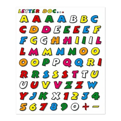 Obrázek 4R Quattroerre.it 1208 Selbstklebende Buchstaben Kit, Valentino Rossi, Bunt
