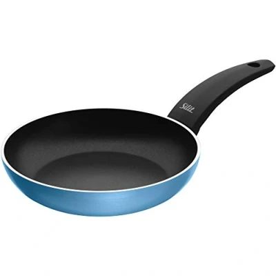 Obrázek Silit Pánev Belluna 20 cm, indukční, potažená hliníkem, plastová rukojeť, pro šetrné smažení, modrá
