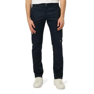 Obrázek Dickies, Pánské pracovní kalhoty s dvojitým kolenem, úzký rovný střih, Tmavě modrá námořnická