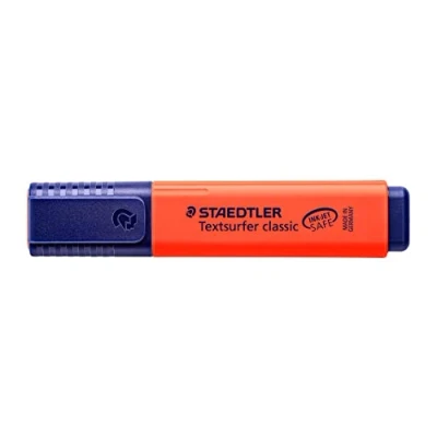 Obrázek STAEDTLER 364 2 Textsurfer classic zvýrazňovač, klínový hrot, cca 1 5 mm, 10 kusů v kartonovém pouzdře, červená