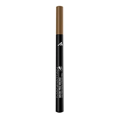 Obrázek Manhattan Brow pro Micro Pen tužka na obočí, v barvě 001 blond, tekutý obočí s ultra přesnou špičkou 0,2 mm, přirozený vzhled