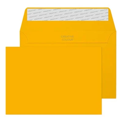 Obrázek Blake Envelopes Creative Colour 104 dopisní obálky lepicí vajíčko žluté C6 114 x 162 mm 120g/m² 500 kusů