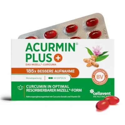 Obrázek Mizell Kapsle s kurkumou extra vysoká dávka 185x vyšší biologická dostupnost vitaminem D3 originál ve farmaceutické kvalitě