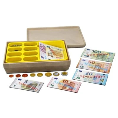 Obrázek WISSNER 80640 aktiv lernen Euro Spielgeld zum Rechnen 290 Teile
