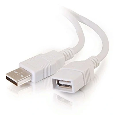Obrázek C2G Legrand USB langes Verlängerungskabel, A auf Kabel, schwarzes Plug and Play 2 m, 1 Stück, 19018