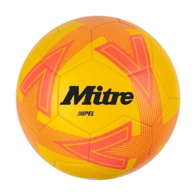 Obrázek Mitre Impel L30P Fußball, hohe Strapazierfähigkeit, Formbeständigkeit, Gelb/Orange, 3