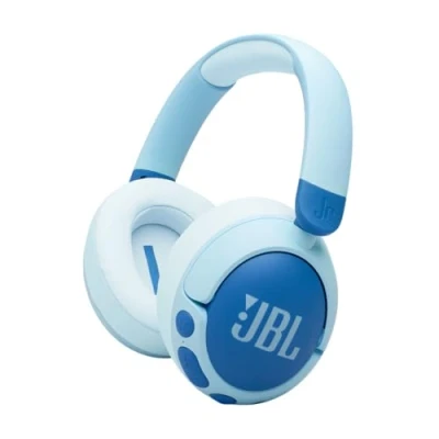 Obrázek JBL Junior 470 NC, bezdrátová Bluetooth sluchátka přes uši s aktivním potlačením okolního šumu pro děti, mikrofon, přehrávání 50 h, bezpečný zvuk, nízká hlasitost, jednoduché ovládání a vyšívání,