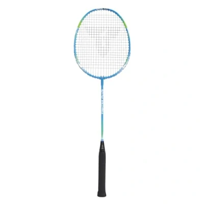 Obrázek Talbot Torro® badmintonová raketa Fighter Plus, pružinová pálka se systémem rukojetí Airflex a profilem rámu Powerwave pro lepší zrychlení míče, barva: modro zelená, 429808