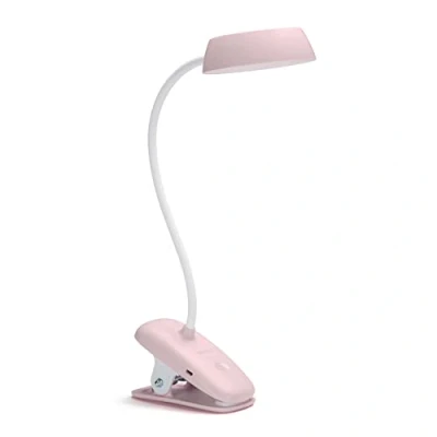 Obrázek PHILIPS LED Donutclip Lampa réglable 3 W avec USB [Blanc froid Blanc] pour éclairage intérieur, lecture, bureau, travail et chambre à coucher