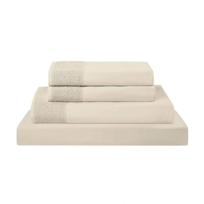 Obrázek Modern Threads Weiche Mikrofaser Häkelspitzen Bettlaken luxuriöse inklusive Bettlaken, Spannbetttuch mit tiefen Taschen und Kissenbezügen, Leinen Kingsize Bett