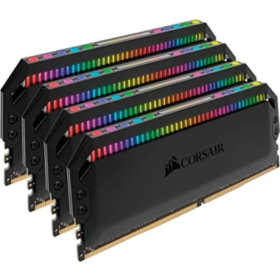Obrázek Corsair Dominator Platinum RGB 64GB (4x16GB) DDR4 3600MHz C18 Enthusiast LED Beleuchtung Arbeitsspeicher, schwarz