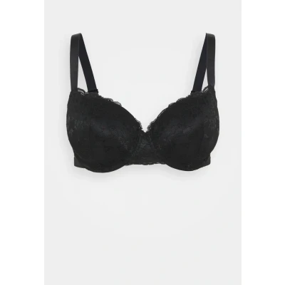 Obrázek Lindex BRA Akleja Emelie LACE PLUS SIZE Podprsenka s kosticemi, Ženy, Velikost: 100D, Black